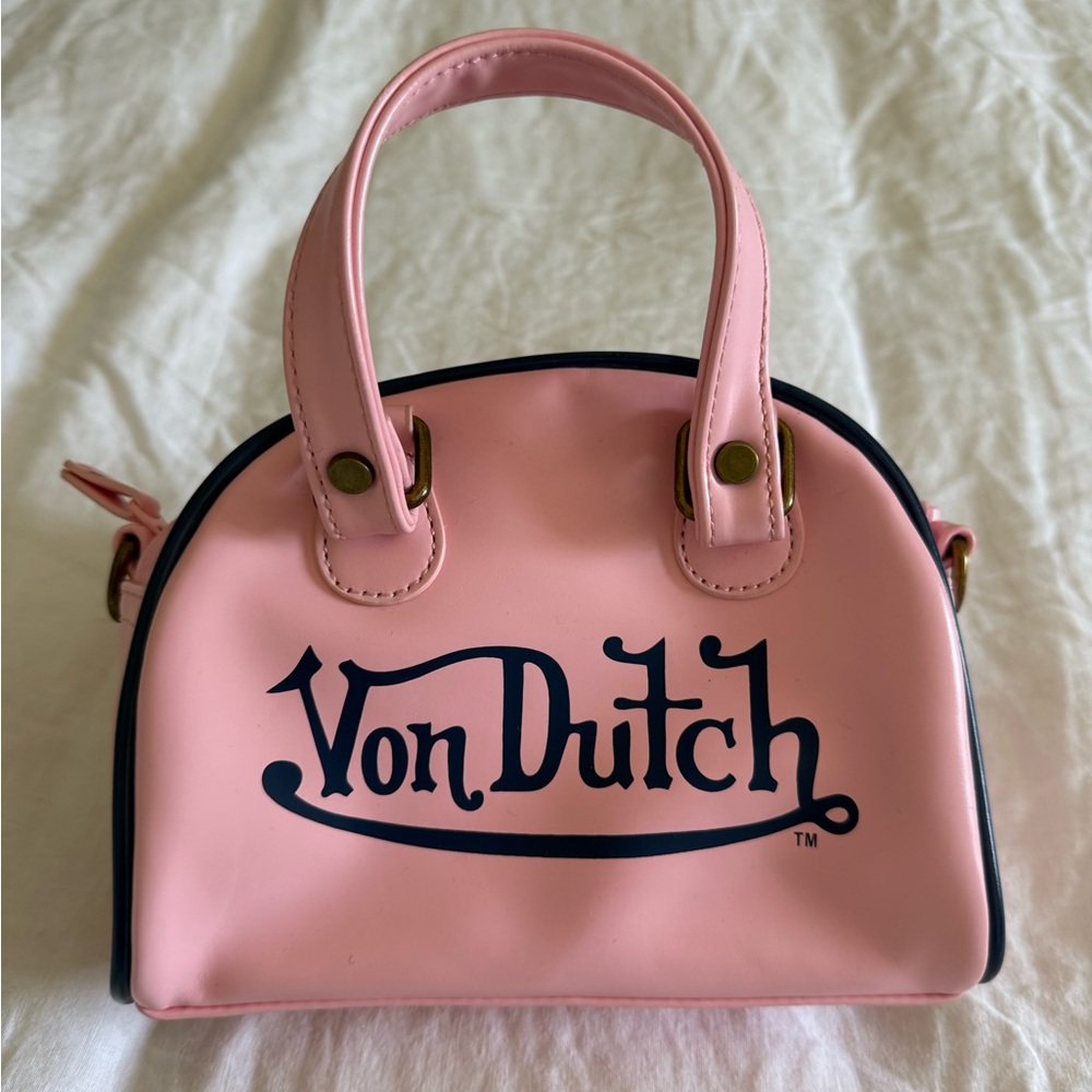 Von Dutch Light Pink Mini Bag